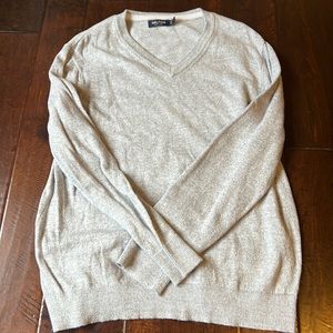 Grey V Neck super soft Nautica sweater!